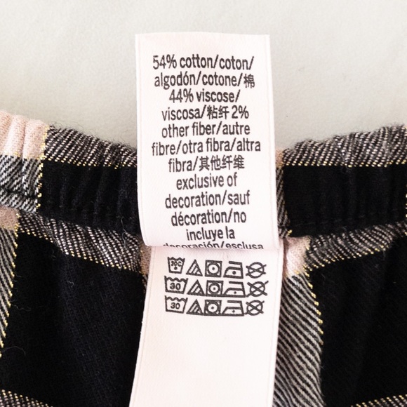 Victoria’s Secret • The Flannel PJ /Pink and Black Shimmer Check - Picture 13 of 14
